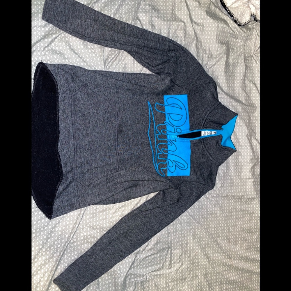 Blue and Grey Pink sweater